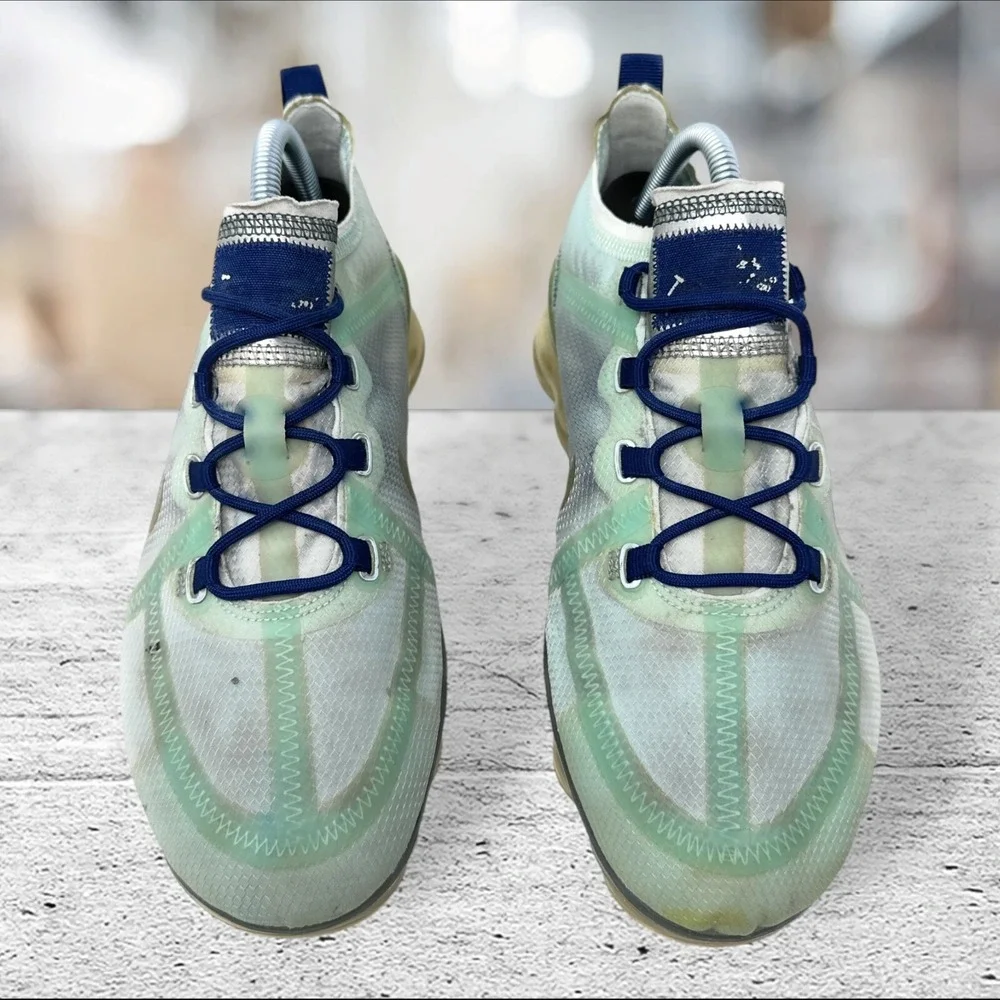 Women's Nike Air VaporMax 2019 Teal Tint Navy Accents AR6632-300 Size‎ 9